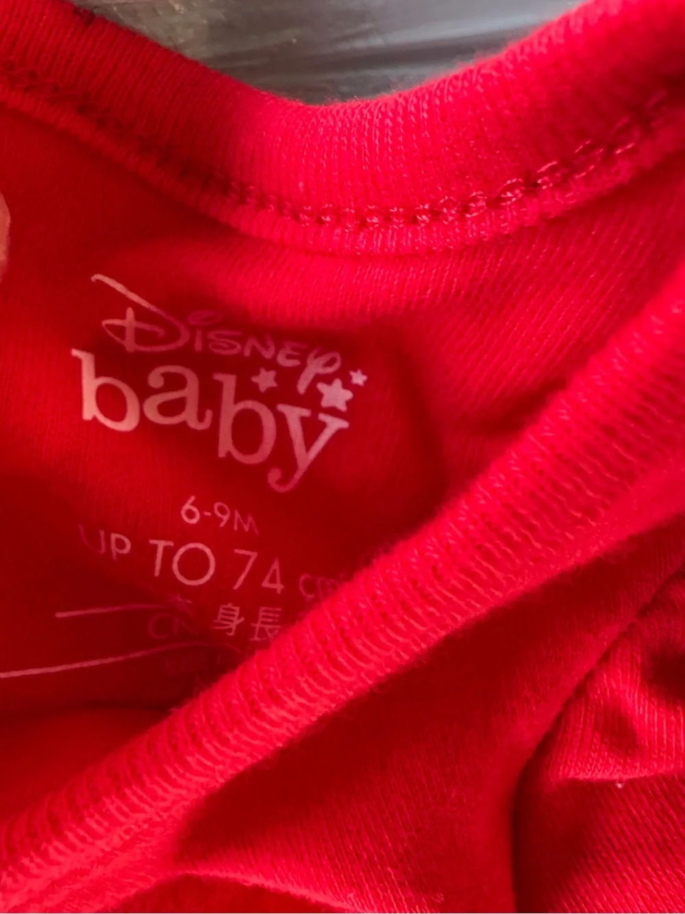 Disney Minnie Mouse Black and Red costume Set 6/9 months